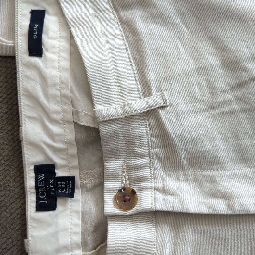 J. Crew Factory Chinos (Light Khaki)